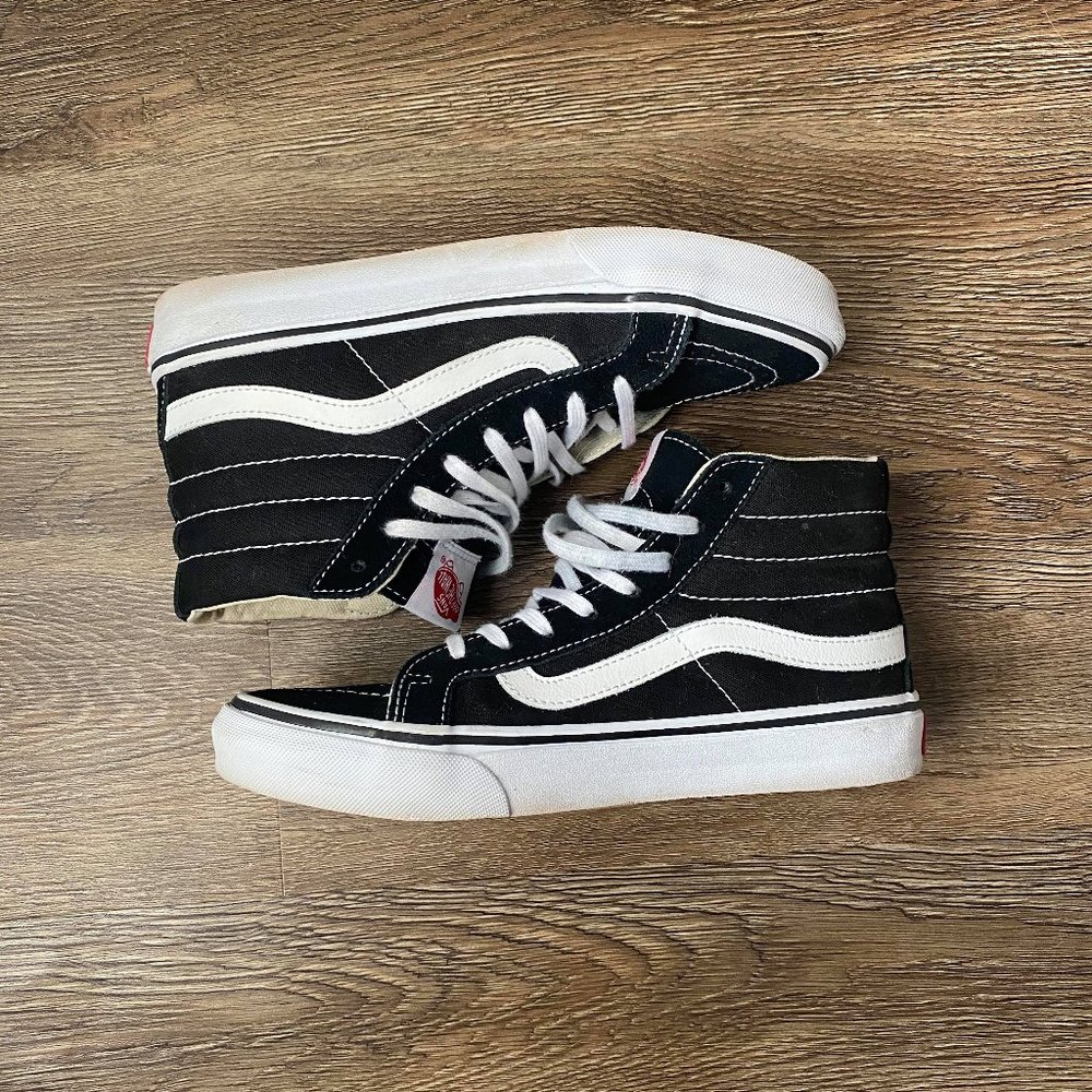 Vans Black High Tops - Size 6